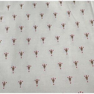 Vintage Style Cotton Fabric Tiny Floral Pattern 28" x 29" Sewing Quilting Materi